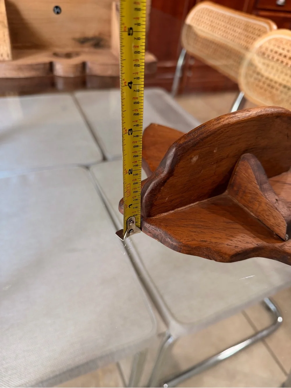Vintage Handmade Wood Corner Shelf / Wall Shelf Cottagecore